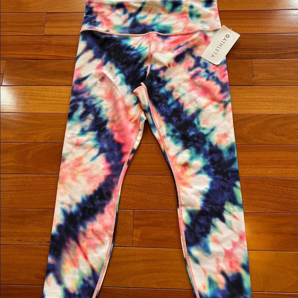NWT Athleta Elation 7/8 Tie Dye Leggings - Picture 4 of 4
